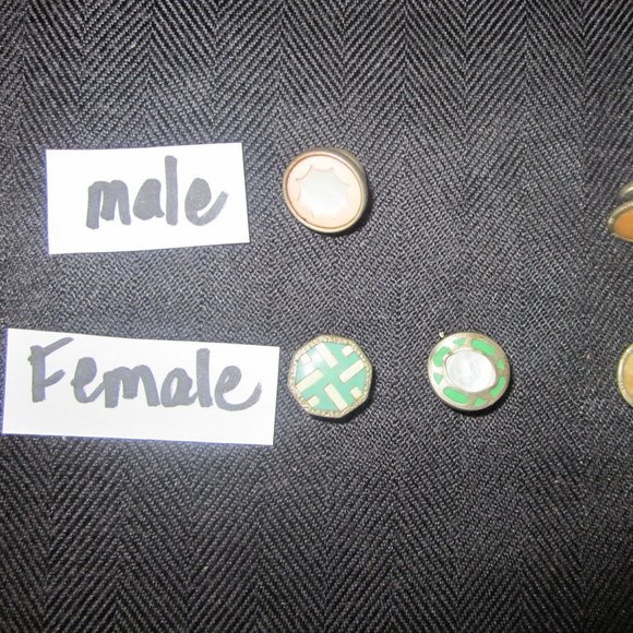 12 pieces Men's Vintage Snap/Cuff Links Vintage
